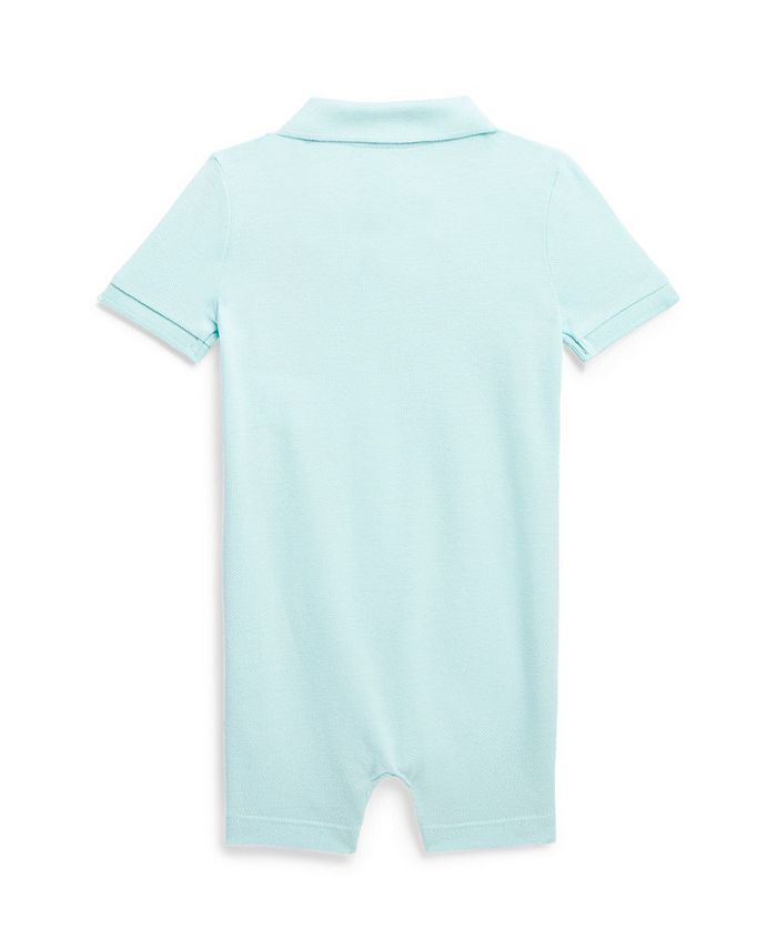 Polo Ralph Lauren Baby Boys Polo Bear Mesh Polo Short Sleeved Shortall Macy's