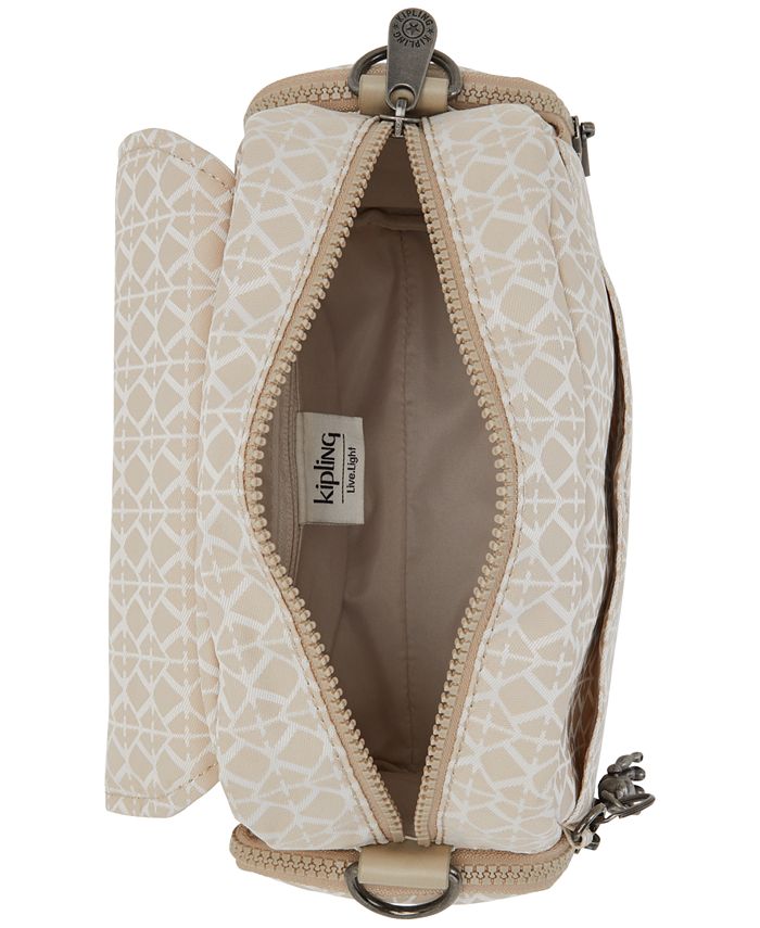 Kipling Danita Small ZipTop Monogram Crossbody Bag Macy's