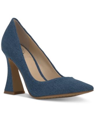 Vince Camuto - Women's Akental Pointed-Toe Flare-Heel Pumps