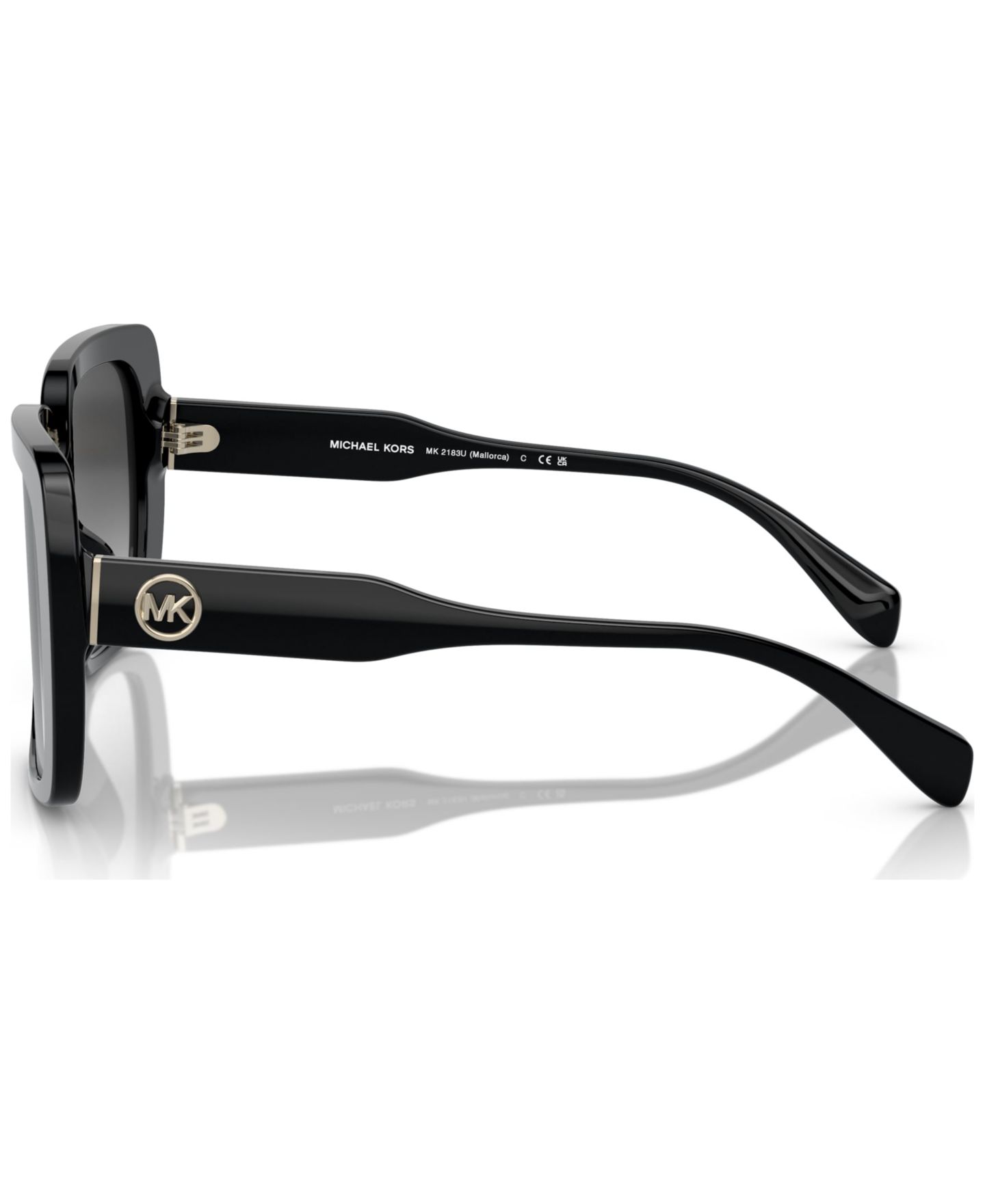Женские солнцезащитные очки Michael Kors Sunglasses, MK2183, цвет: Чёрный — фото 4