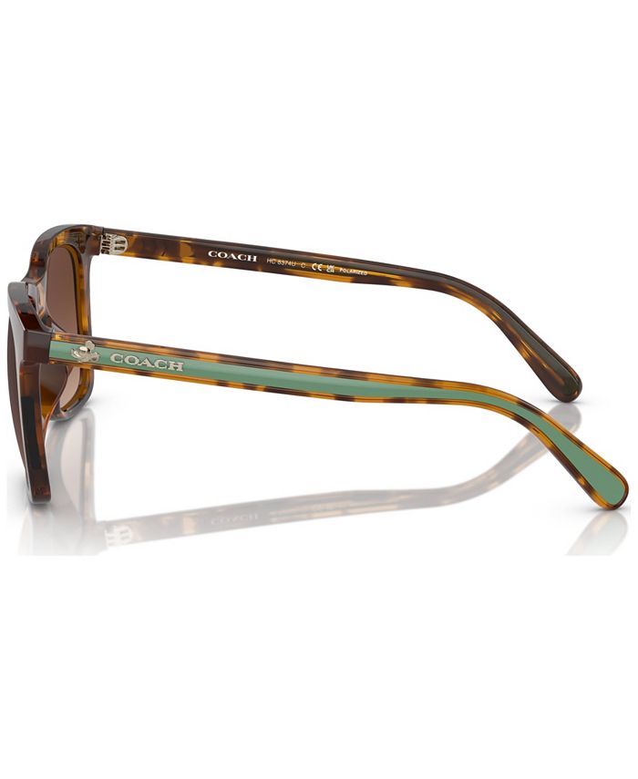 COACH Women's Polarized Sunglasses, HC8374U51YP 51 Macy's