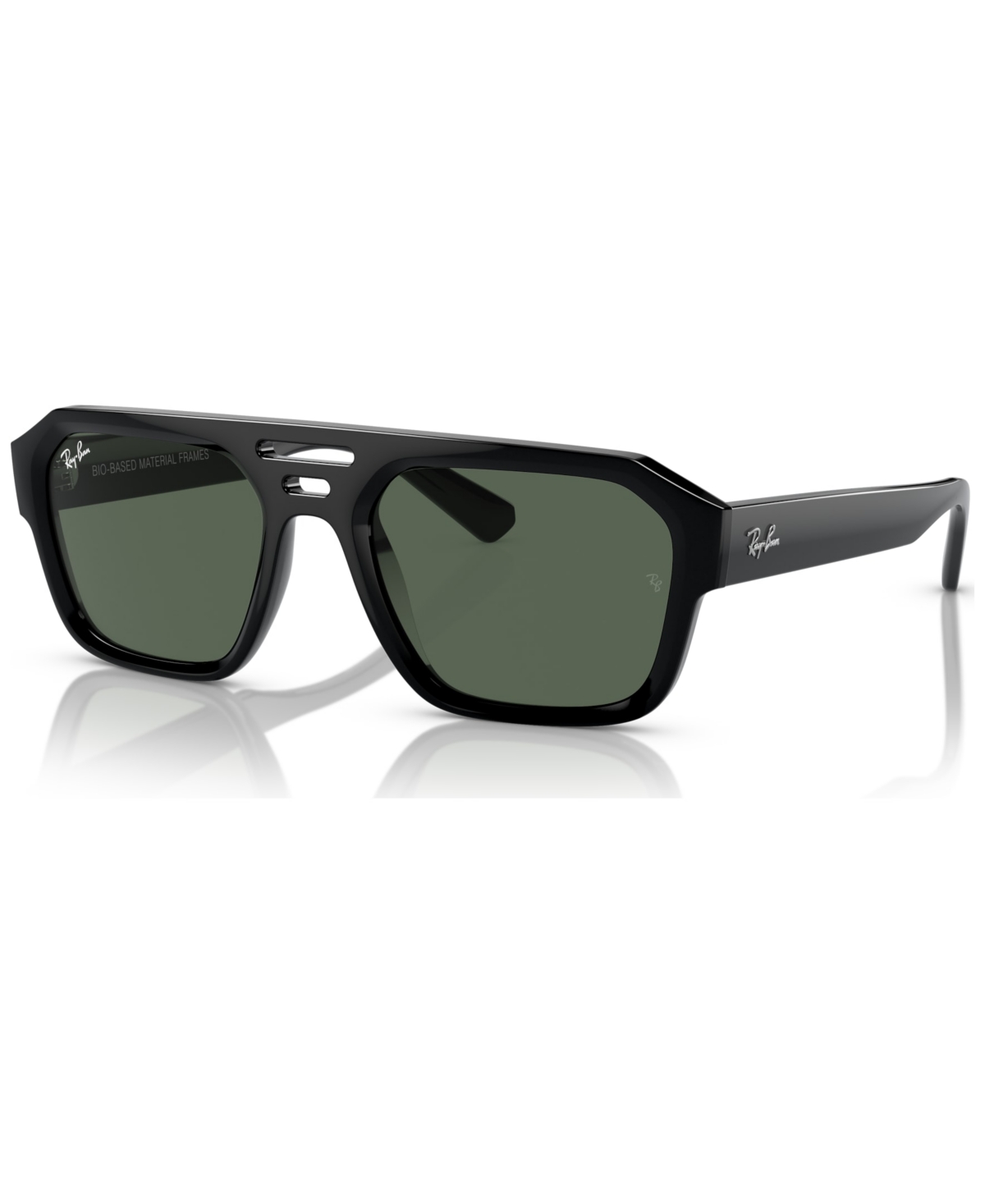 Shop Ray Ban Unisex Corrigan Sunglasses, Rb439754-x 54 In Black