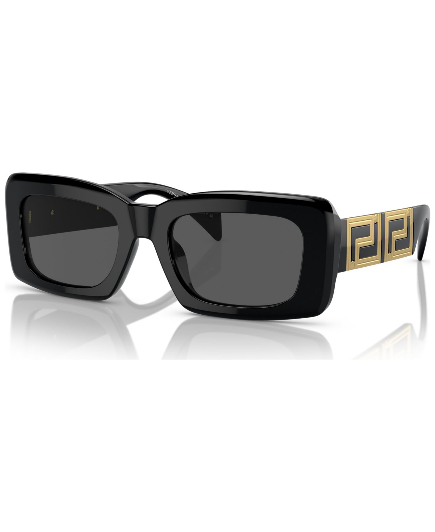 Женские солнцезащитные очки Versace VE4444U, цвет: Чёрный — фото 1