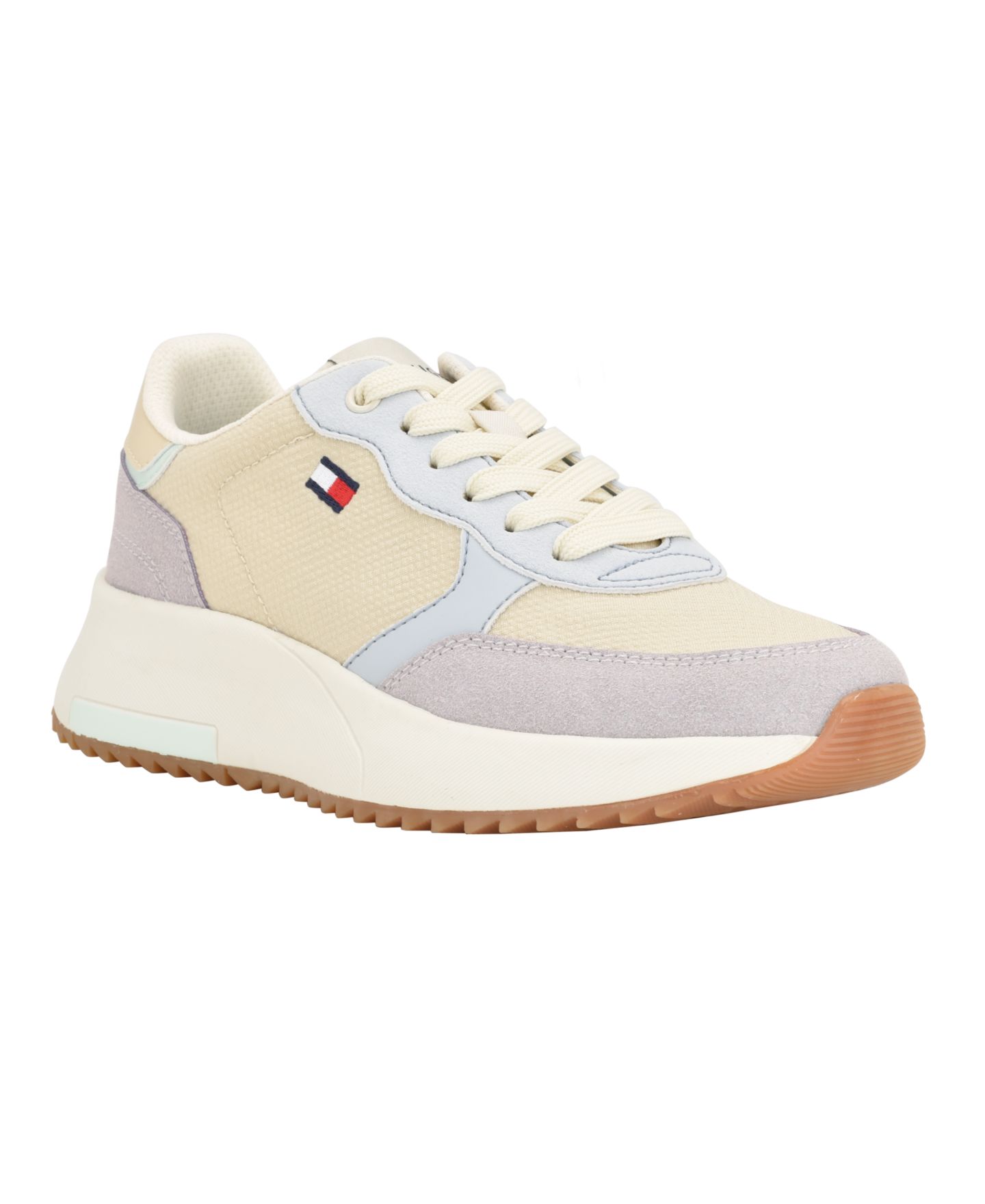 Женские кроссовки Tommy Hilfiger Zidya Classic Lace Up Jogger, цвет: Средний натуральный — фото 1