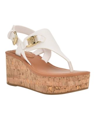 tommy hilfiger wedge slippers