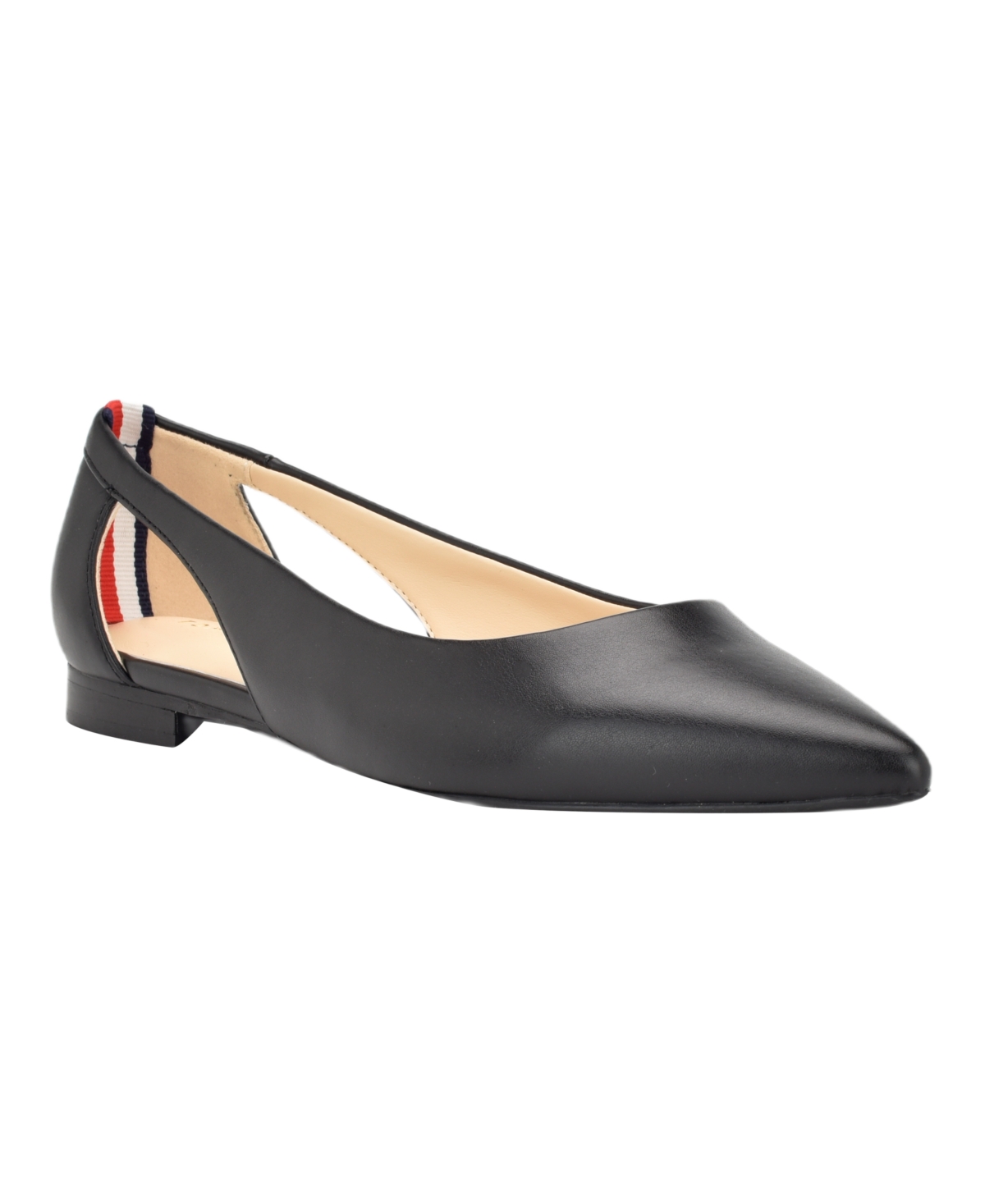 Tommy Hilfiger Velahi Pointed Toe In Black - Faux Leather | ModeSens