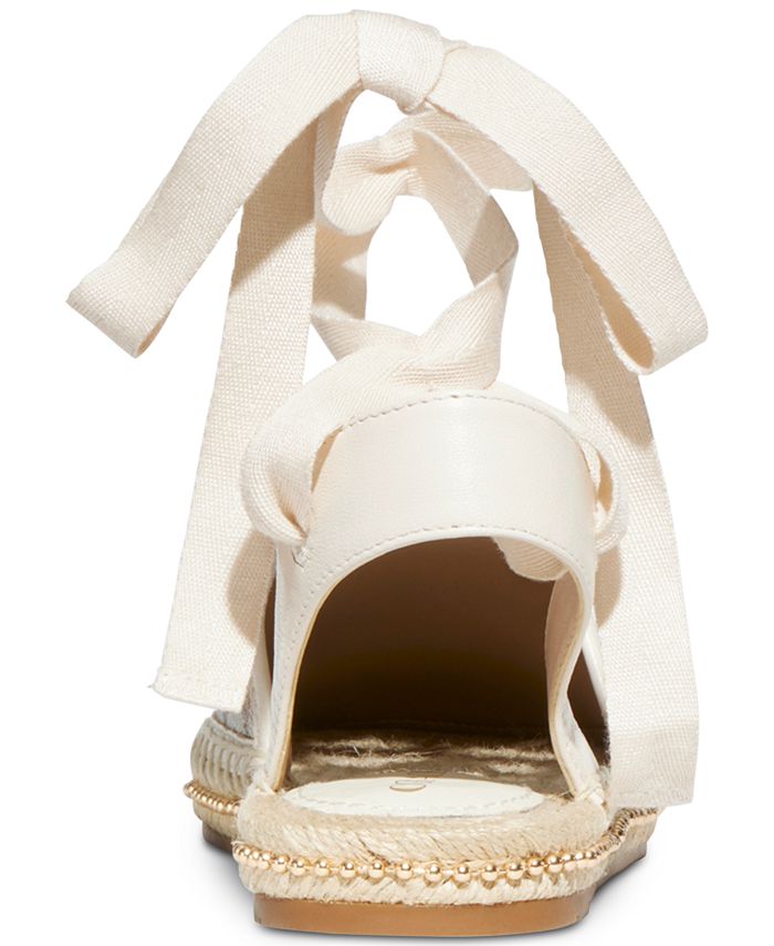 COACH Women's Corrine AnkleTie Espadrille Flats Macy's