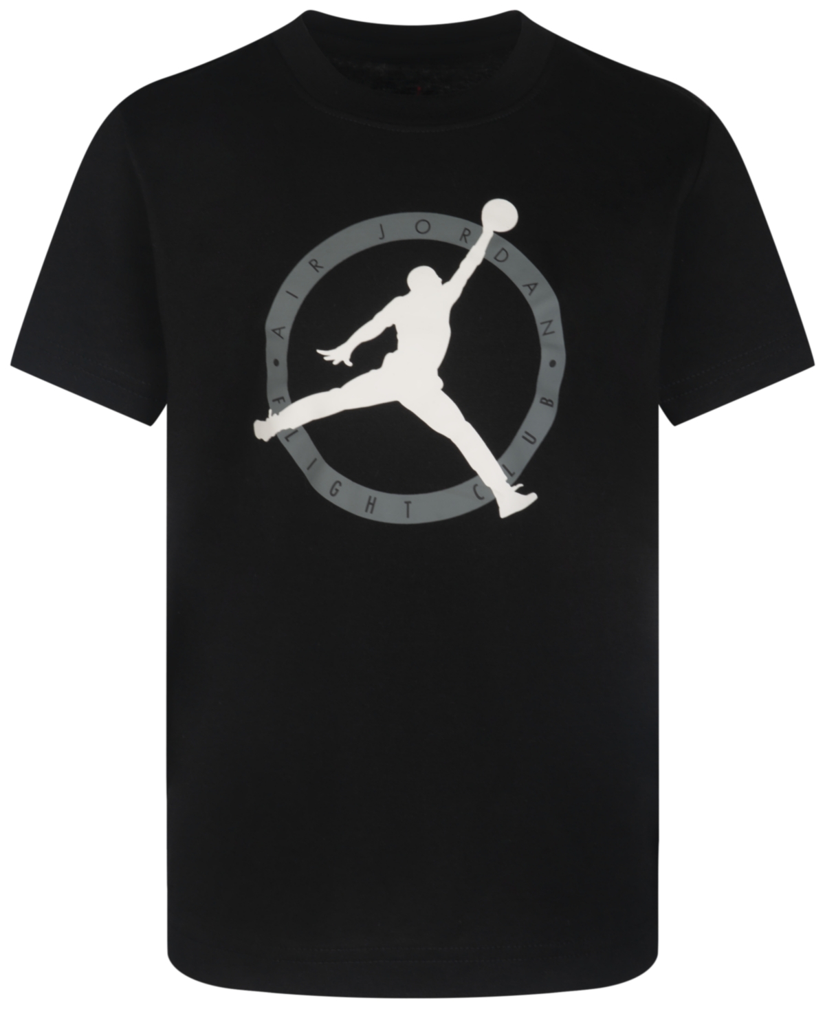 Jordan Big Boys Most Valuable Player Flight Club Short Sleeves T-shirt In Black
