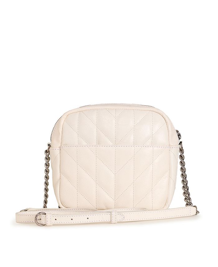 KARL LAGERFELD PARIS Small Glazed Leather Lafayette Crossbody Bag Macy's