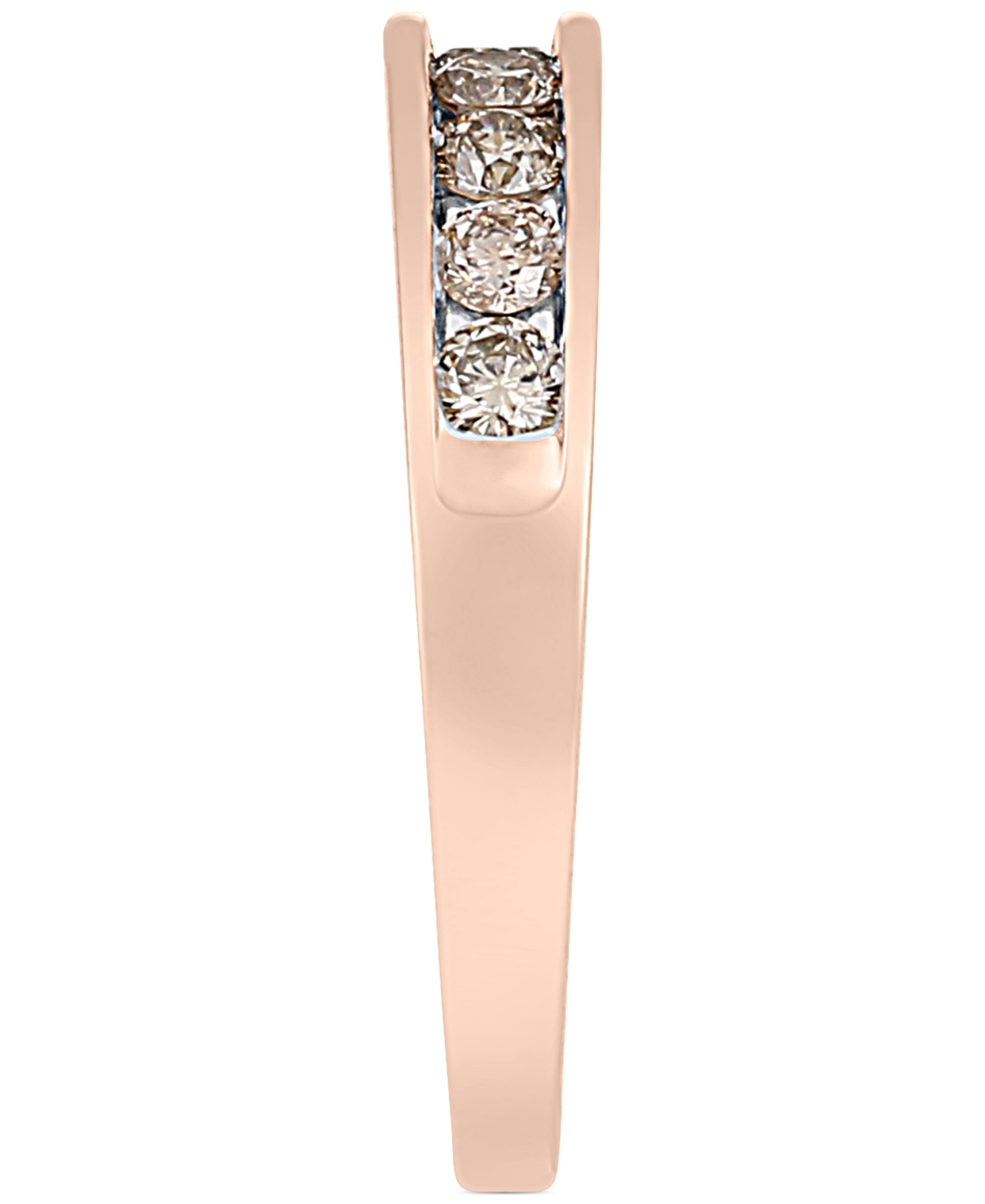 Diamond Channel Ring (1/2 ct. t.w.) in 14k Yellow or- Rose Gold
