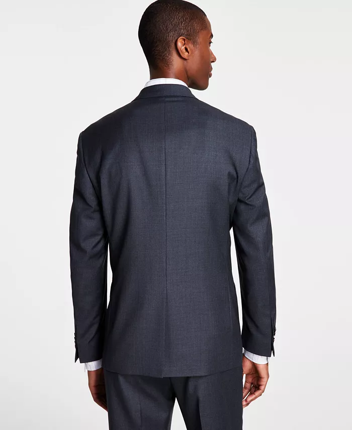 Men's Classic-Fit Wool-Blend Stretch Solid Suit Jacket - thumbnail 2