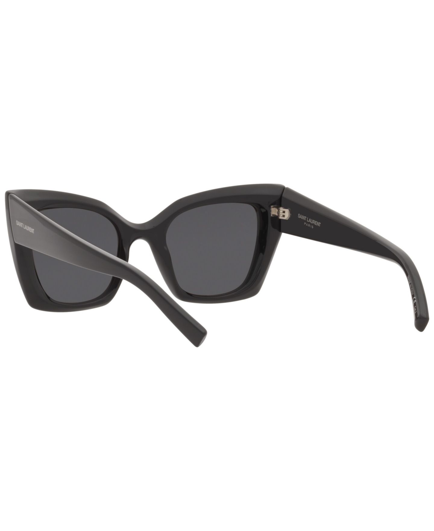 Женские солнцезащитные очки Saint Laurent Sunglasses, SL 552, цвет: Чёрный — фото 8