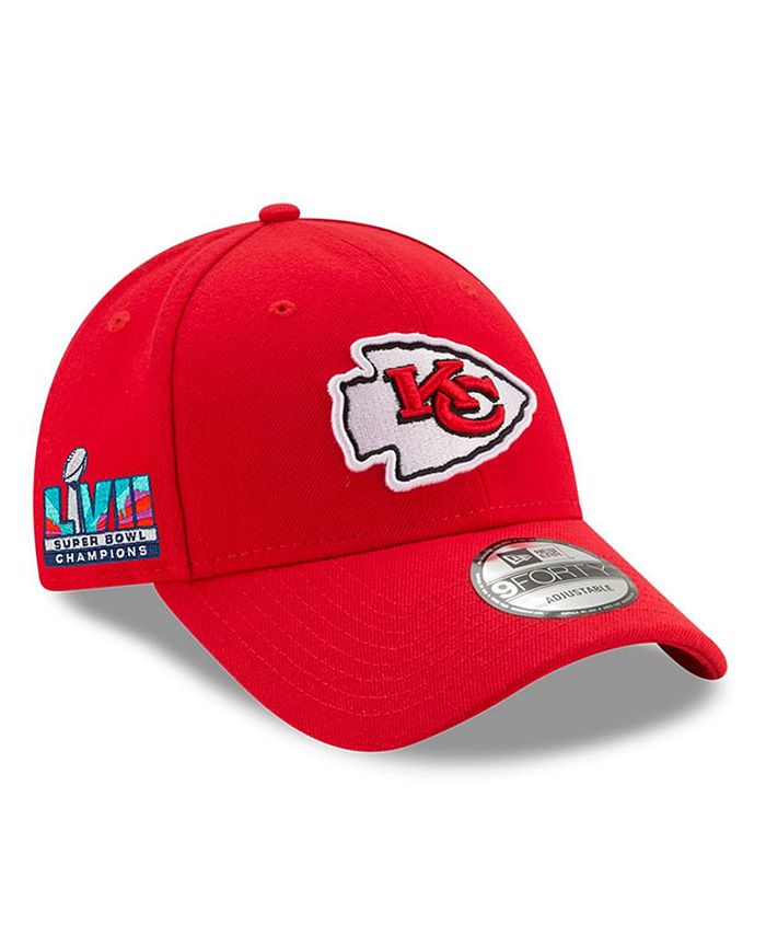 New Era Men's Red Kansas City Chiefs Super Bowl LVII Champions Side Patch  9FORTY Adjustable Hat - Macy's