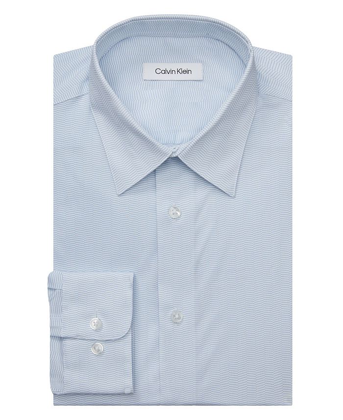 Calvin Klein Men's Steel Plus Regular Fit Stretch Wrinkle Free Dress Shirt  & Reviews - Dress Shirts - Men - Macy's