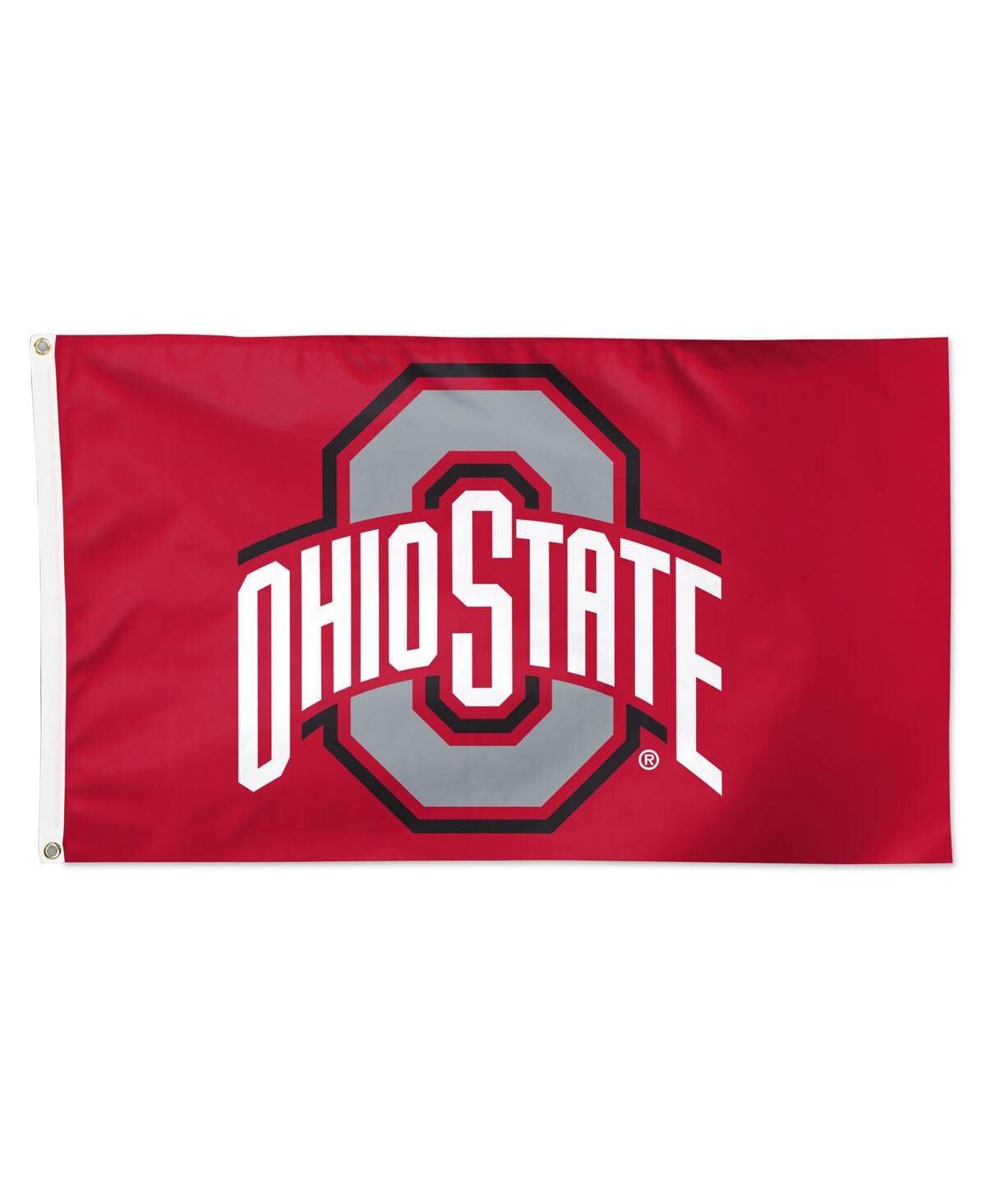Ohio State Buckeyes 3' x 5' Primary Logo Single-Sided Flag - Red