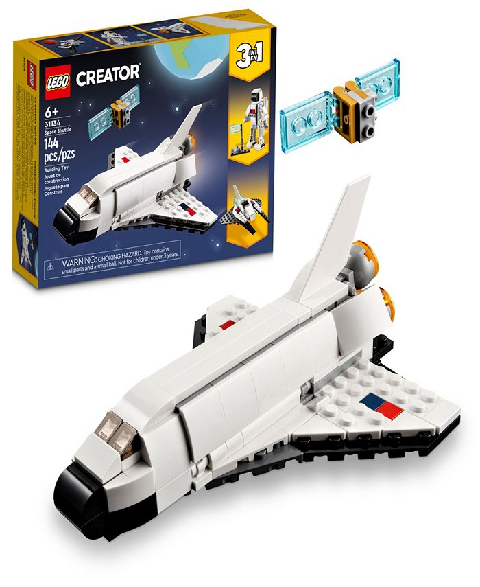 LEGO® Creator Space Shuttle 31134 Building Toy Set, 144 Pieces - Macy's