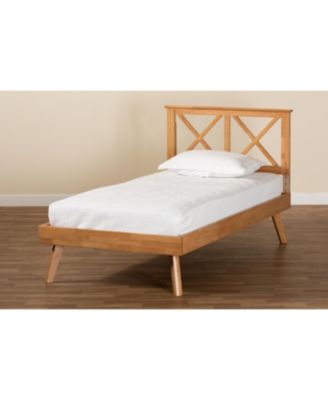 Galvin Modern and Contemporary Twin Size Finished Wood Platform Bed