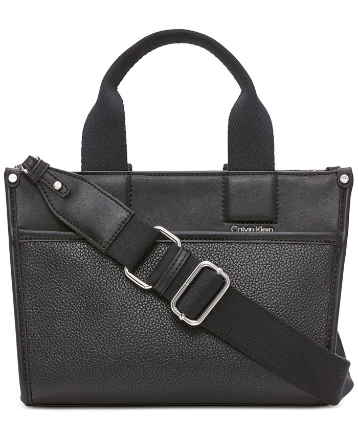 Calvin Klein Elements Top Zipper Convertible Satchel & Reviews - Handbags &  Accessories - Macy's