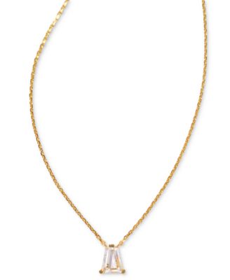 Kendra Scott - 14k Gold-Plated Cubic Zirconia 19"Adjustable Pendant Necklace