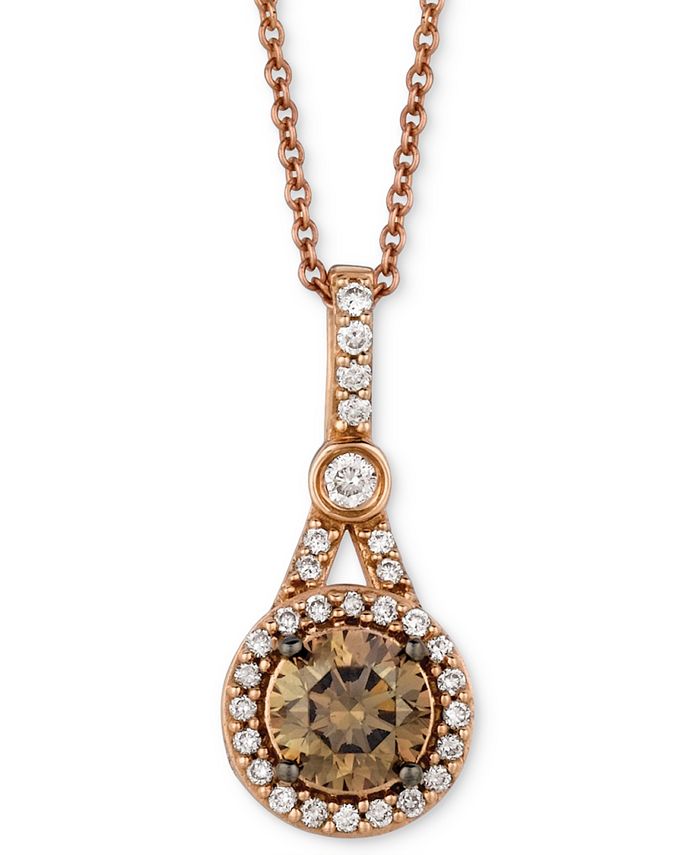 Le Vian Chocolate Diamond 5 8 ct. t.w. Vanilla Diamond 1 4 ct