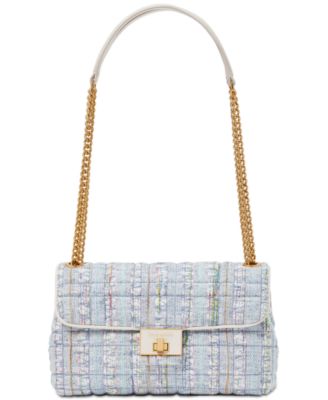 kate spade new york - Evelyn Quilted Tweed Medium Convertible Shoulder Bag