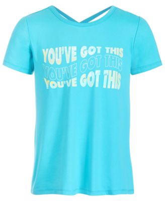 ID Ideology - Toddler & Little Girls You've Got This Criss Cross Short-Sleeved T-shirt