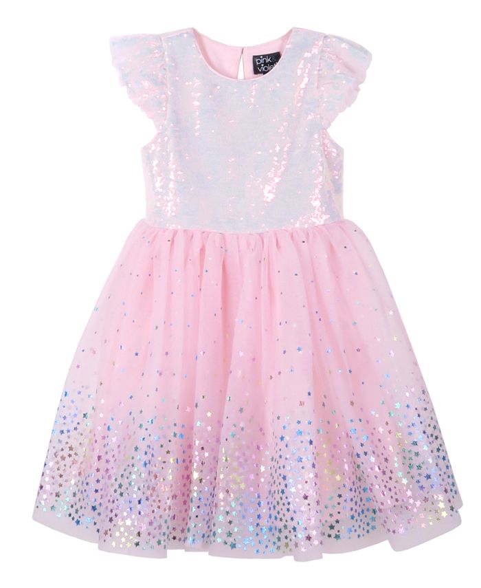 Macy's pink 2025 sequin dress