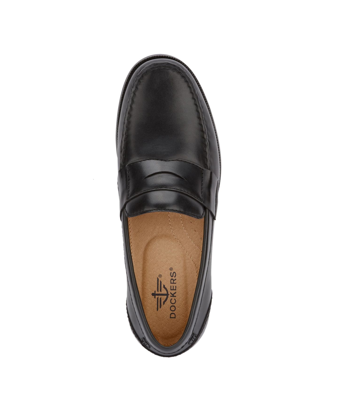 Мужские туфли Dockers Colleague Dress Penny Loafer, цвет: Чёрный — фото 4