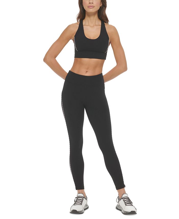 Scoop Neck Racerback Sports Bra with Wide Band for Medium Support main image 1