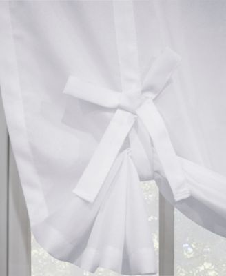 Noah Heathered Texture Semi-Sheer Rod Pocket Window Tie-up Shade