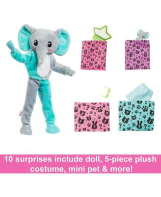 Barbie Cutie Reveal Jungle Series Elephant Doll
