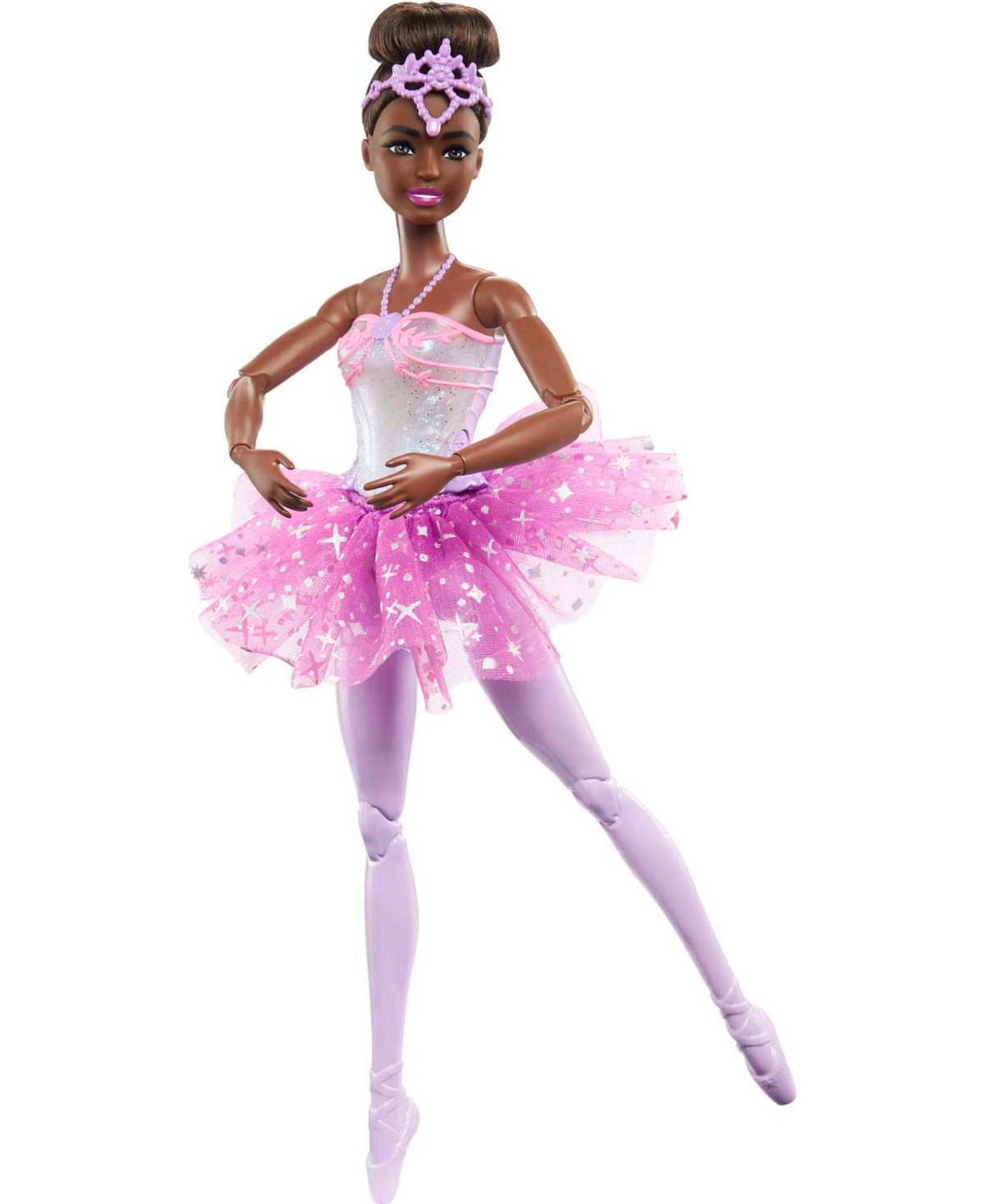 Barbie Kids' Dreamtopia Twinkle Lights Magical Ballerina Doll In Multi-color