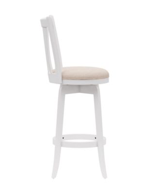 43.5" Wood Savana Furniture Bar Height Swivel Stool