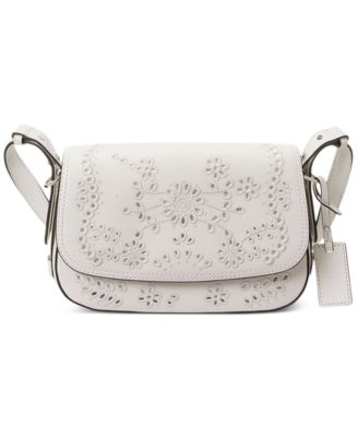 Lauren Ralph Lauren - Maddy Eyelet Leather Small Shoulder Bag