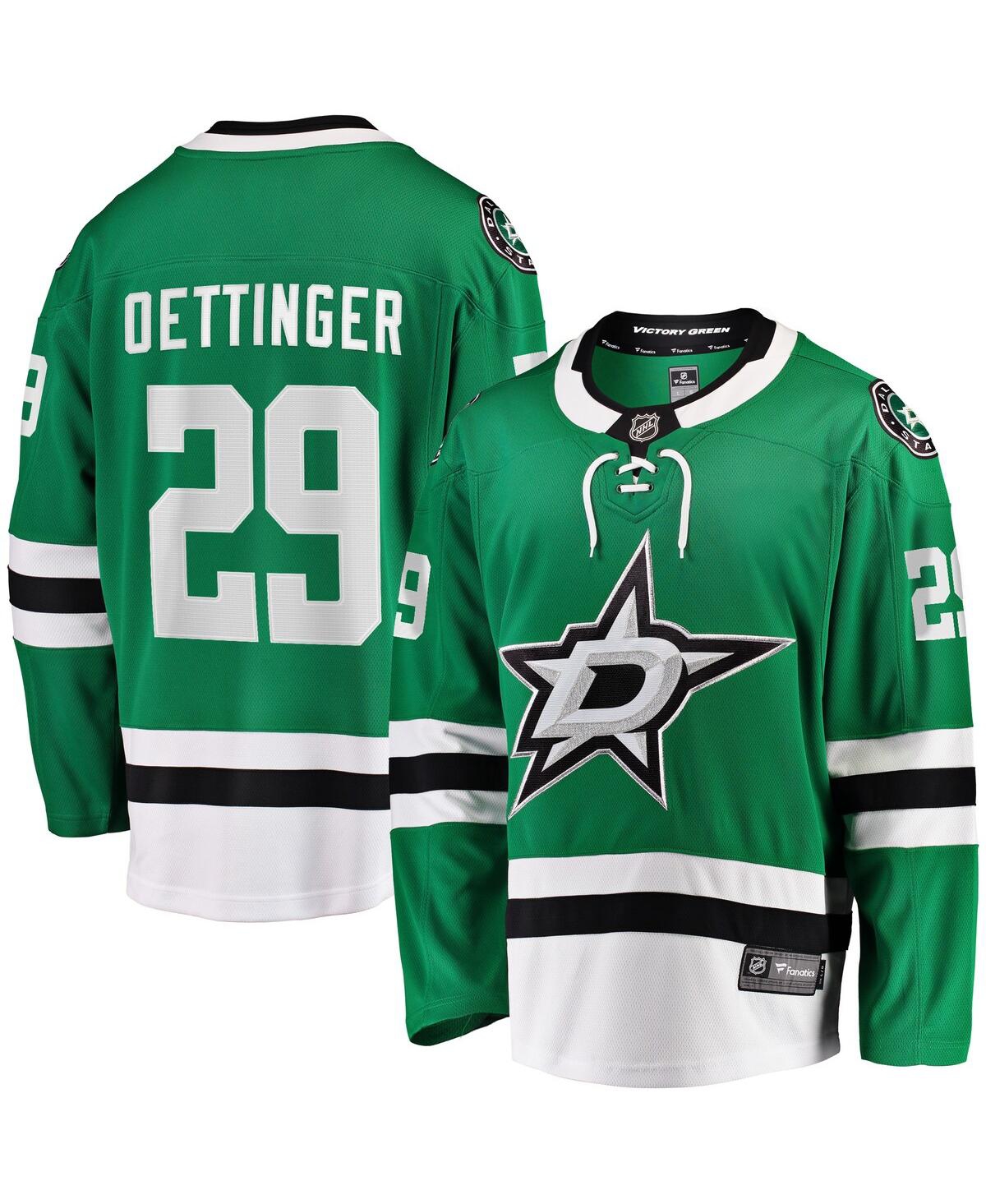 Men's Fanatics Jake OettingerDallas Stars Home Breakaway Player Jersey - Kelly Green