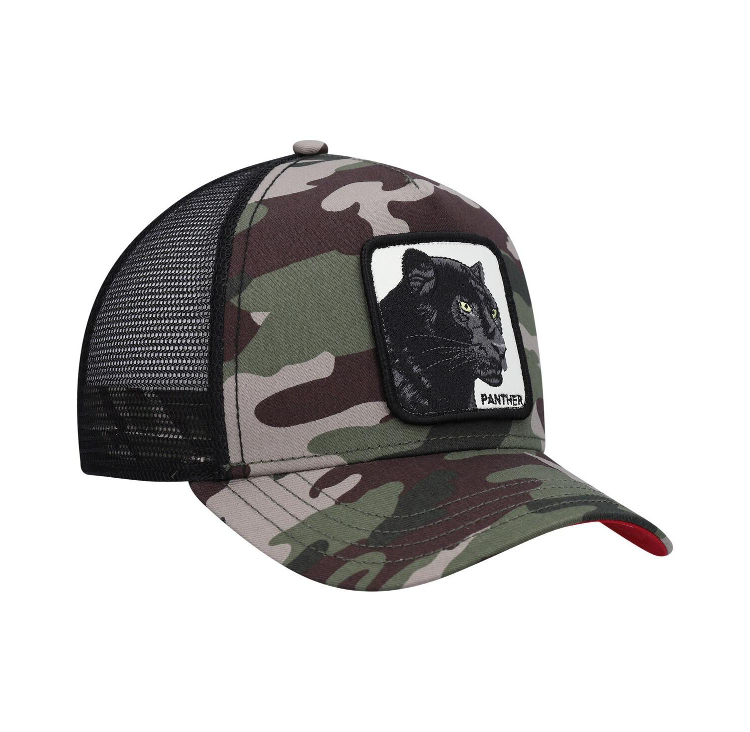 Men's Camo The Panther Trucker Adjustable Hat