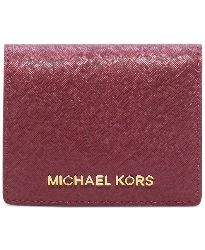 Michael Kors Jet Set Travel Flap Card Holder & Reviews - Handbags &  Accessories - Macy's