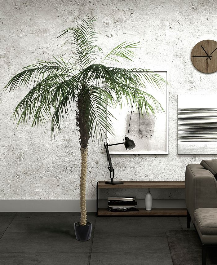 Vickerman 8' Artificial Potted Phoenix Palm Tree Macy's