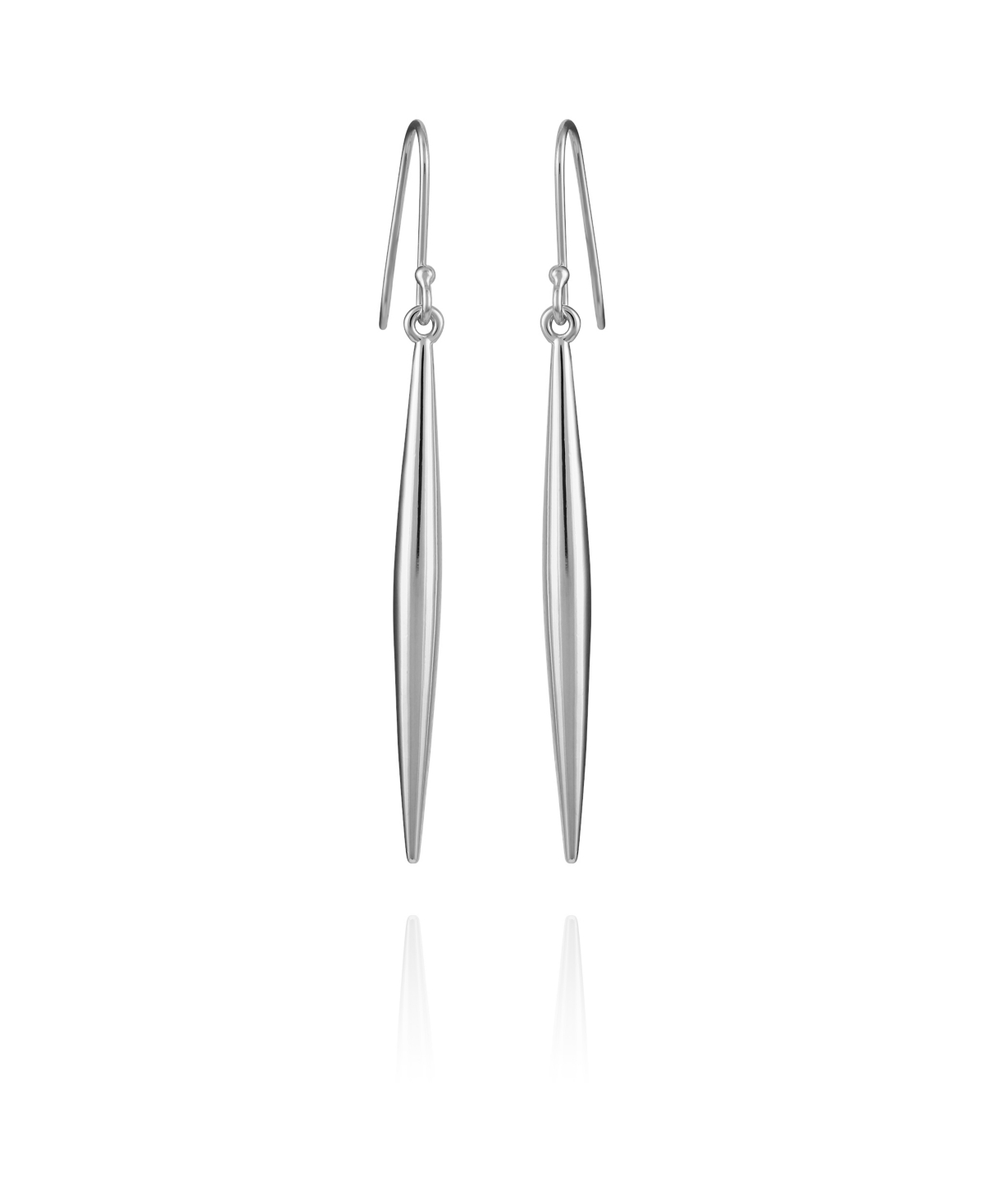 Shop Vince Camuto Silver-tone Linear Spear Drop Earrings