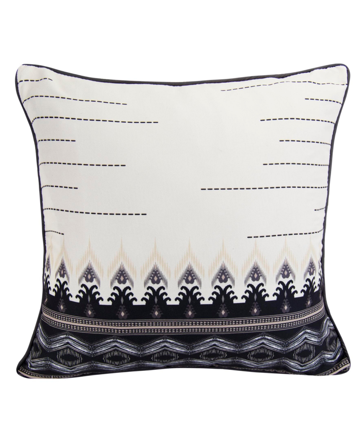 Donna Sharp Nomad Diamond Stripe Decorative Pillow, 16" X 16" In Multi