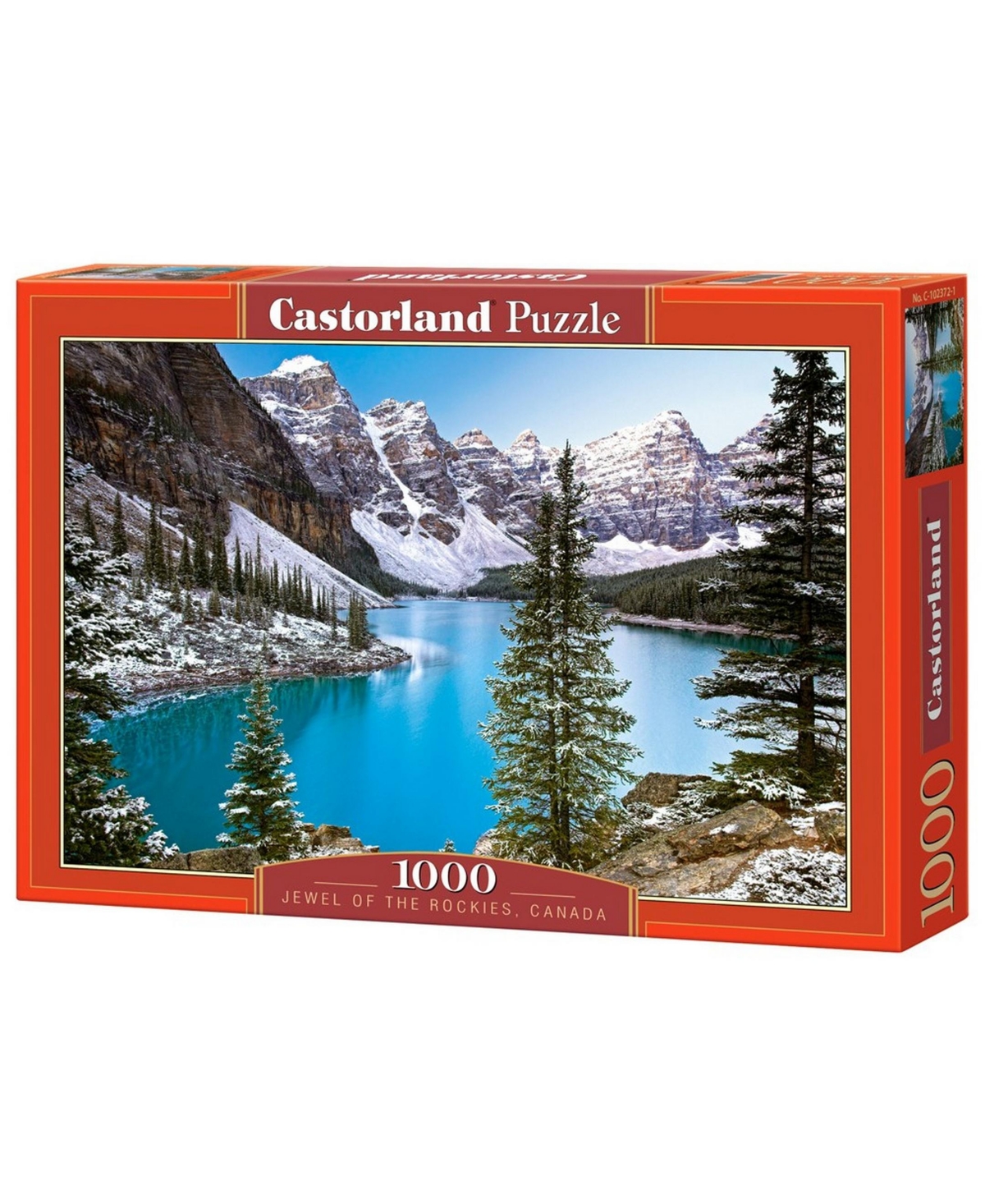 Castorland The Jewel Of The Rockies, Canada Jigsaw Puzzle Set, 1000 Piece In Multicolor