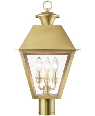 Wentworth 3 Light Outdoor Large Post Top Lantern