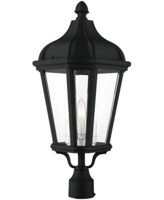 Morgan 3 Light Outdoor Post Top Lantern