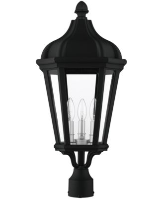 Morgan 3 Light Outdoor Post Top Lantern