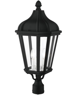 Morgan 3 Light Outdoor Post Top Lantern