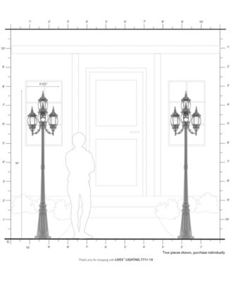 Frontenac 4 Light Outdoor Post Light