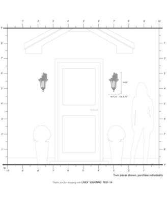 Oxford 1 Light Outdoor Wall Lantern