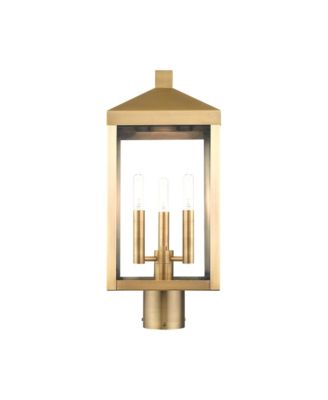 Nyack 3 Light Outdoor Post Top Lantern