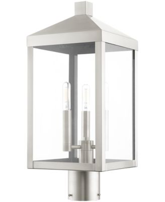 Nyack 3 Light Outdoor Post Top Lantern