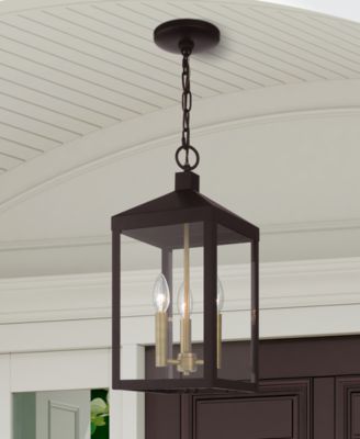 Nyack 3 Light Outdoor Pendant Lantern